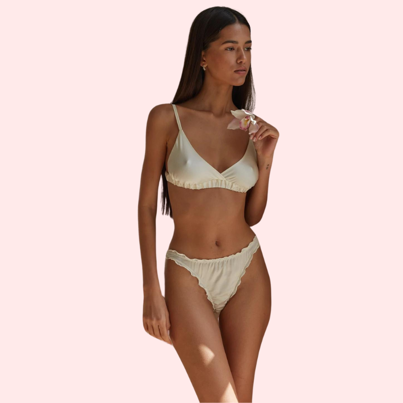 Premium Pure Silk Bra Set for Daily Wear