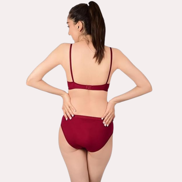 Comfortable Cotton Bra &amp; Panty Set for Women (2 pack)