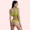 Chic Pure Silk Bra Set for Women