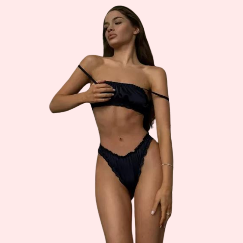 Luxurious Pure Silk Bra Set for Women