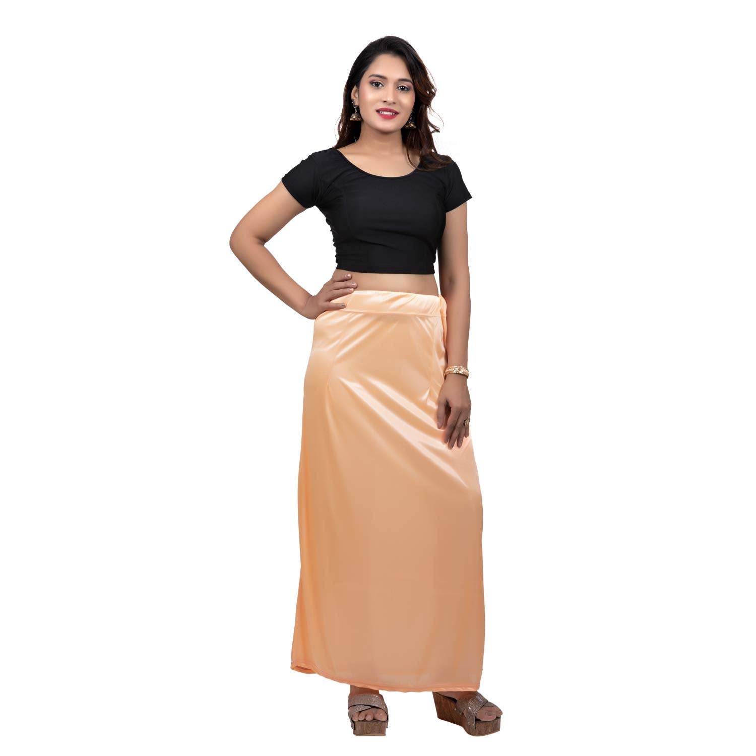 Ladies&#39; Glossy silk Indian Petticoats