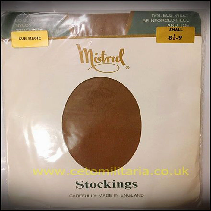 Mistral 60Denier Double Welt Reinforced Heel &amp; Toe Stockings